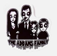 The Addams Family Wednesday Horror Waterproof Vinyl Sticker