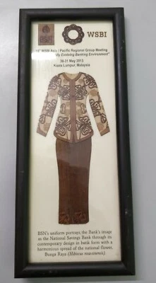 2013 Malaysia Baba Kebaya Nyonya Peranakan - Wooden Art Crafts - APAC Bank Conf - Image 1 of 4