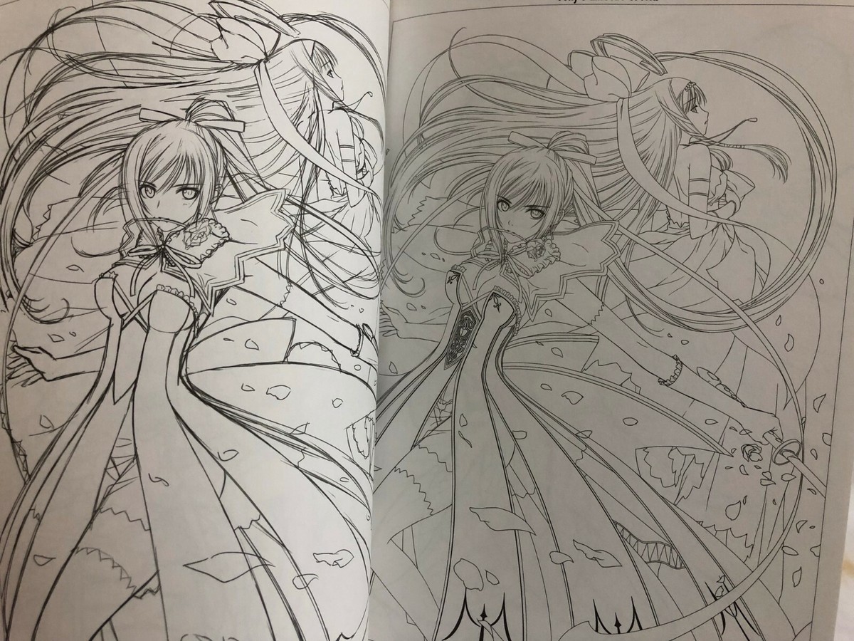 Tony's Line Art works vol.2 from Shining Hearts T2 ART WORKS | eBay
