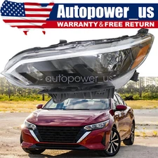 For 2024-2025 Nissan Sentra S/SV Models Left Driver Side Halogen Headlight