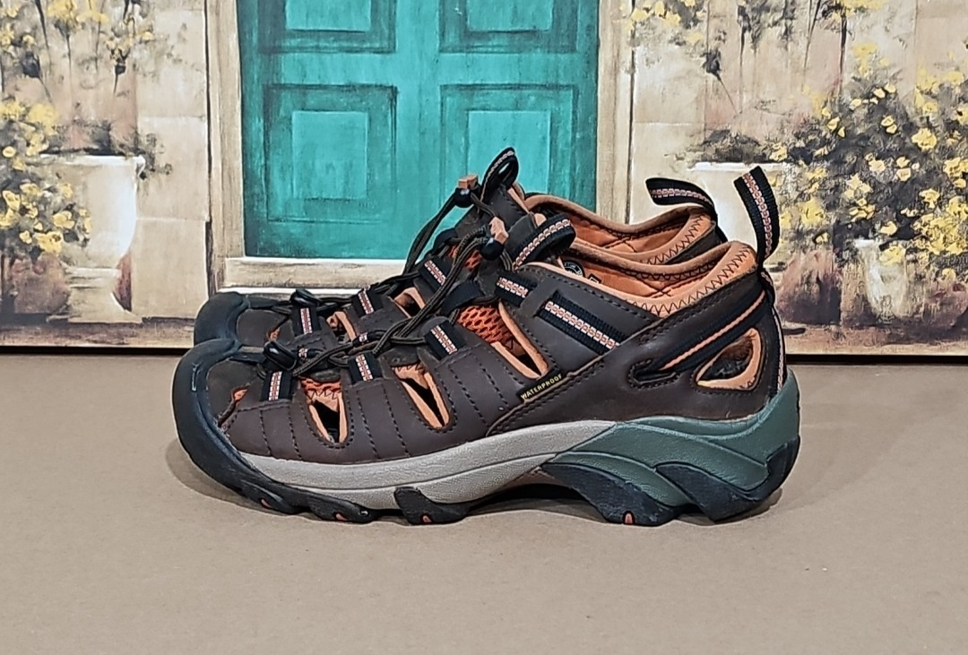 Sandali da trekking KEEN uomo taglia 7 5 Arroyo II (2) nero oliva marrone 1008419