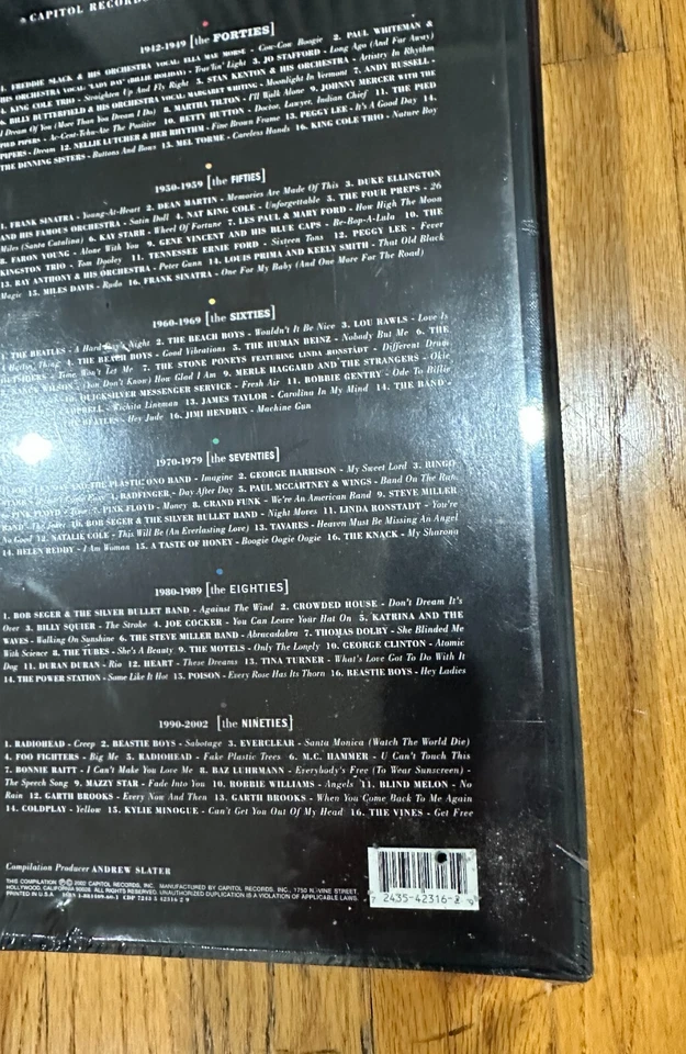 CAPITOL RECORDS 60TH ANNIVERSARY CD BOXED SET w/ Pic Book 1942-2002 Sealed - Image 3 of 4