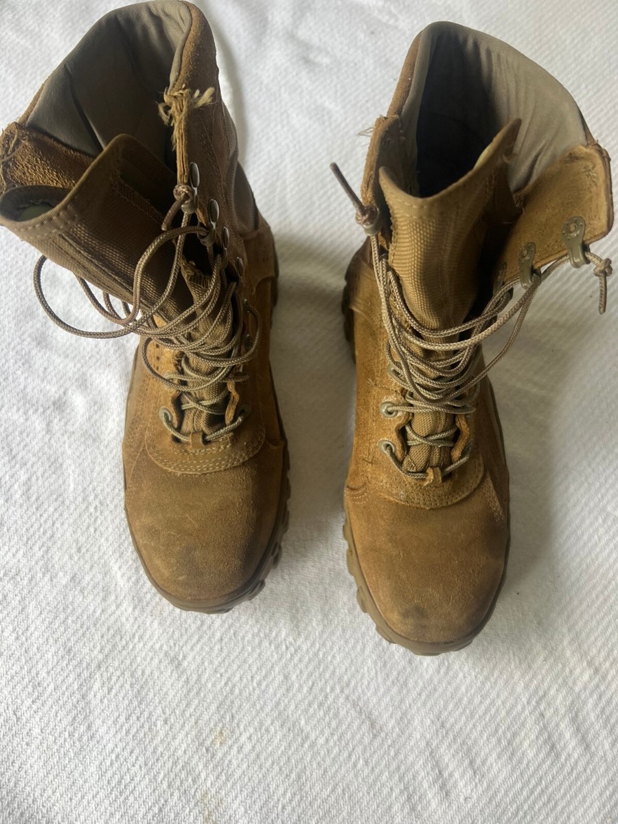Rocky S2V Steel Toe Tactical Military Boots Coyote Brown Men's Size M Used