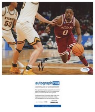 Xavier Johnson Indiana Basketball Young Star signed autograph 8x10 photo ACOA