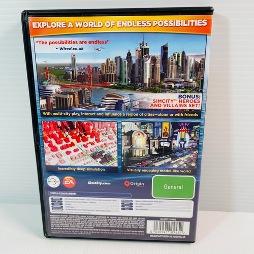 Simcity Sim City Windows PC Game (XP Vista 7 8) - Picture 2 of 3