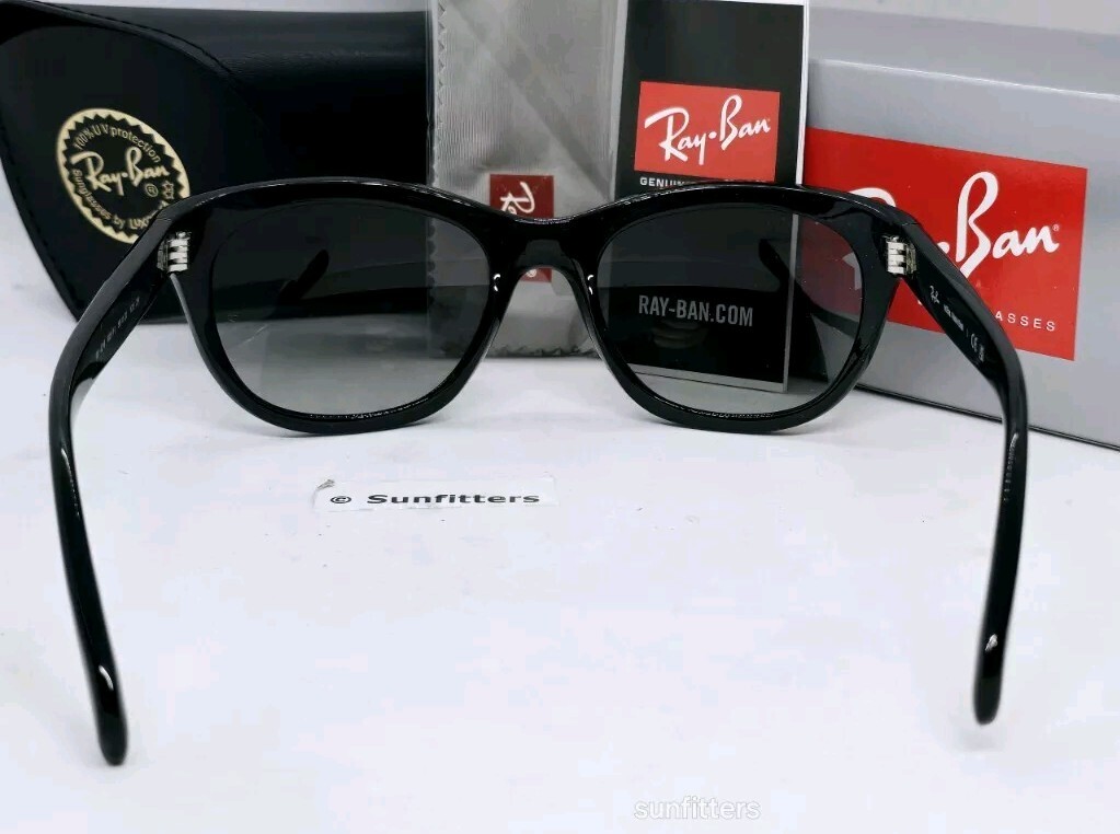RAY BAN black/grey gradient RB4216 601/11 56 sunglasses NEW 