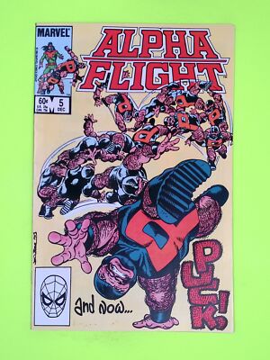 Alpha Flight #5 Vol. 1 1983 Marvel Comics 1st App 5.0 Comic Book A62-88