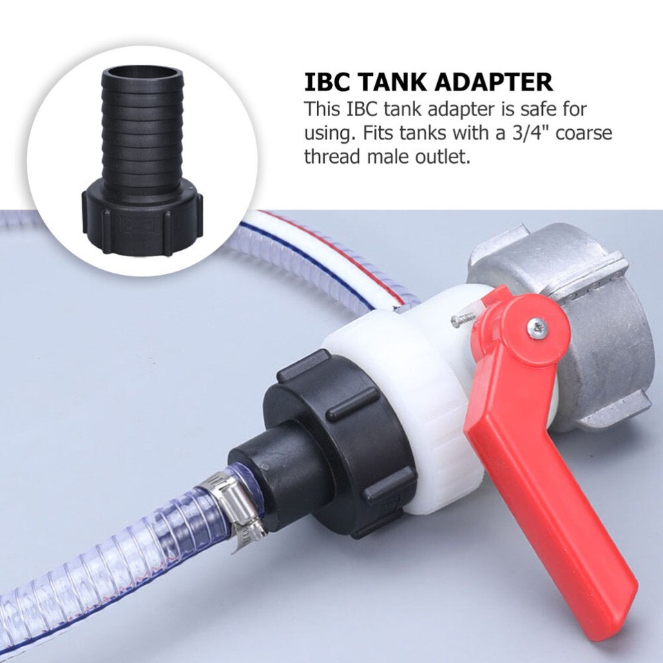 IBC Tank Connector Fittings Faucet Plastic Hose Factory Accessory eBay