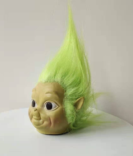 The Grinch Baby Small Desk Toy COSPLAY Decoration Latex Props - Picture 2 of 8
