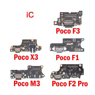Für Xiaomi Poco F1/F3/F4 5G/X2/X3 NFC/X4 Pro 5G/M3/M4 Pro/C3 Ladeanschluss Board