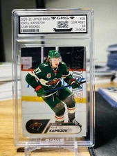 2020-21 Upper Deck Kirill Kaprizov Star Rookie GMG Graded 10 Gem Mint 💎 RC