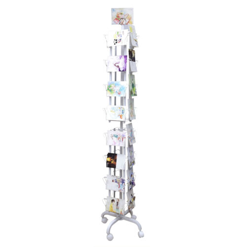 32 Adjustable Pockets Greeting Card DVD CD BOOK Display Rack 5X7 7X5 up to 8.5X8 - Afbeelding 1 van 12