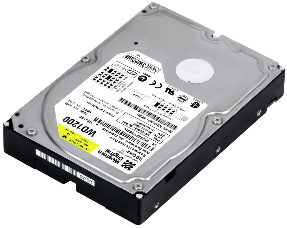 Wd Caviar 120gb 5.4k 2mb Ata 3.5'' Wd1200ab-00cba1 - Image 3 of 3