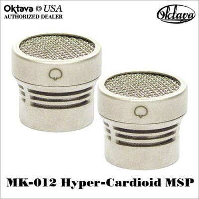 Oktava - Silver MK-012 Hyper Cardioid Matched Stereo Capsule Pair - Brand New