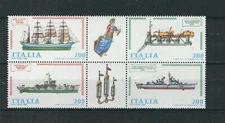 Italy  SC # 1438a Ships . MNH