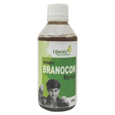 Ujwala Ayurvedashram Branocon Syrup with Brahmi, Bachi & Shankhpushpi - 200ML