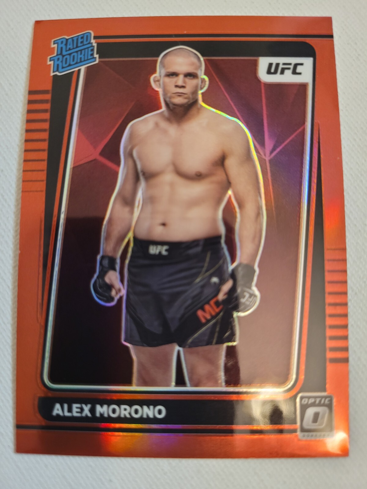 2022 Donruss Optic UFC Rated Rookie #104 Alex Morono Red 176/199 Rookie RC