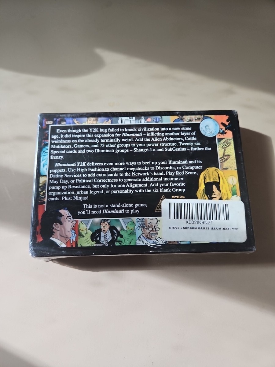 Y2K 拡張 イルミナティ 初版 カードゲーム スティーブジャクソン 数量