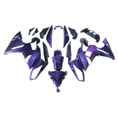 Blue Purple Fairing Kit for 2009-2011 Kawasaki Ninja 650R ER-6F Plastic Bodywork