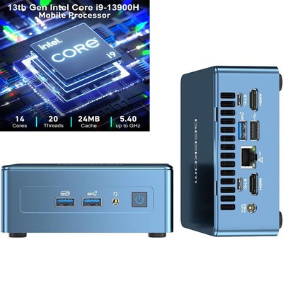 GEEKOM IT13 Mini PC Computer i9-13900H 32G+2T Intel 14 Cores 5.40GHz DDR4 MiniPC