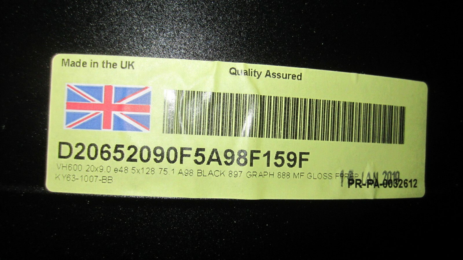 19 20 GENUINE 20” ASTON MARTIN VANTAGE Y SPOKE ALLOY WHEEL 9Jx20 KY63-1007BB NEW