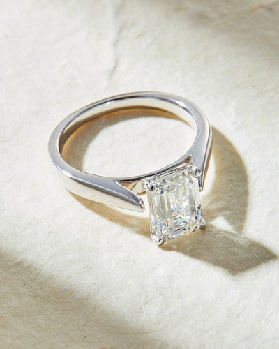 2.00 Carat Lab-Grown Diamond Solitaire Engagement Ring in White Gold