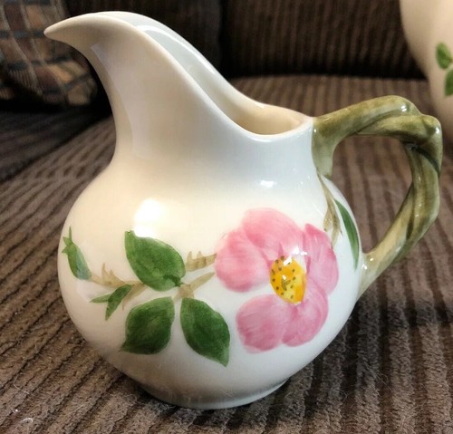 Franciscan ware Desert Rose Coffee Pot With Cream And Sugar NWOT Vintage 1970 - Picture 2 of 12