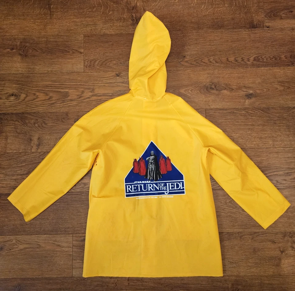 Star Wars винтажный 1983 молодежи дождевик возвращение джедая 1983 некоторые пятна - Изображение 2 из 4
