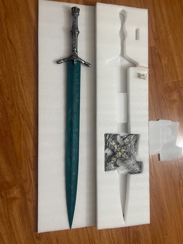 「open box」39”Bloodborne/Elden Ring Stainless Steel Sword with Display Plaque - Picture 4 of 17