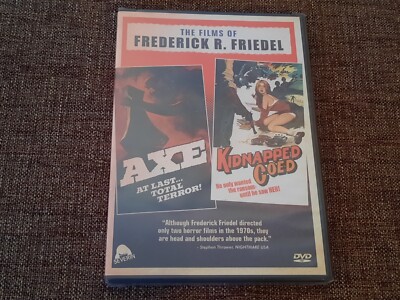 AXE / KIDNAPPED COED Double Feature DVD USA Severin Films Frederick R. Friedel