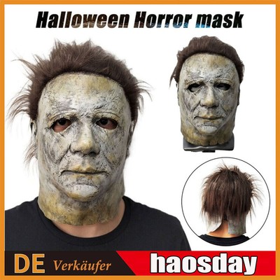 Film Killer Maske Latex Michael Myers Horror-Fasching Halloween Cosplay Prop DE