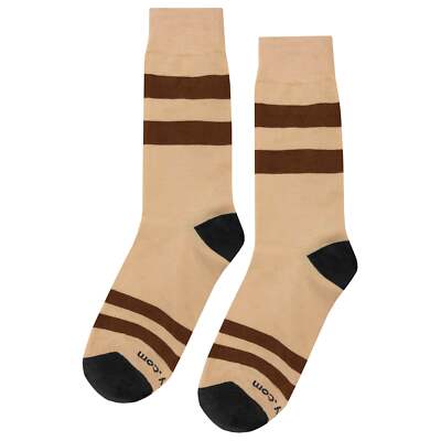 princess polly baby blue dress NWT Brown Stripe Dress Socks Novelty Men 8-12 Crazy Fun Sockfly