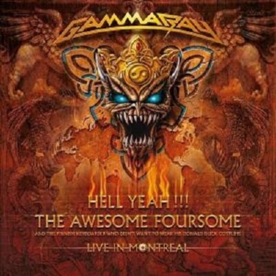GAMMA RAY ''HELL YEAH THE AWESOME...(LIVE)'' 2 CD NEU