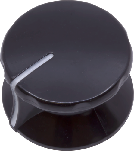 Manopola Per Potenziometro CED P-K415 – Stile Amplificatore, Nero/arancio, 28mm, Albero 1/4