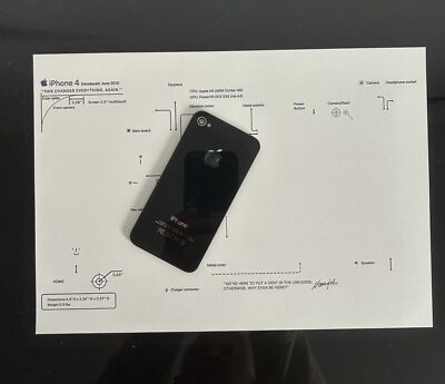 iPhone 4 VORLAGE Teardown zerlegte iPhonekunst für Bilderrahmen