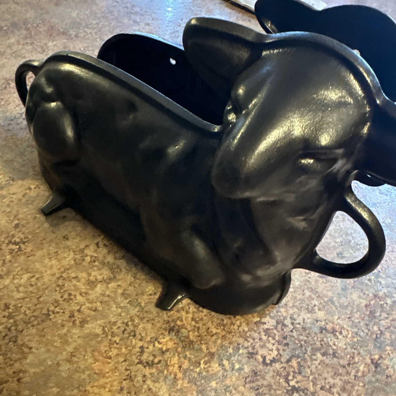 Vtg Griswold Large Cast Iron Easter Lamb Cake Mold 2 Piece No 866 921