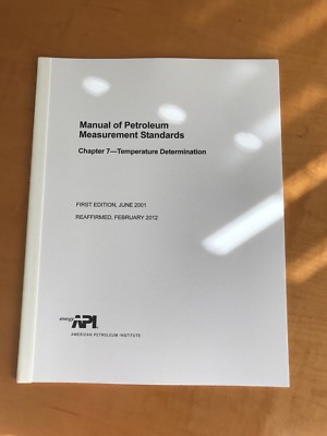 API MPMS CHAPTER 7 | eBay