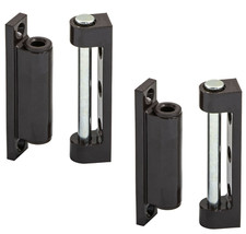 2x Fensterband Braun Fensterscharnier Bande Rénovée Rechange Charnière 20x75 MM