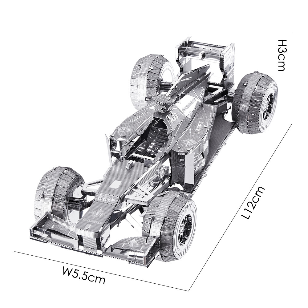 Piececool 3d Model Kits Racing Car Metal Model Puzzles Holiday Gifts Kits Toys