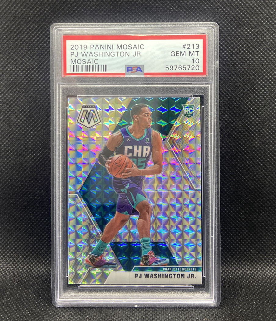 PJ Washington Jr Rookie PSA 10 Mosaic 2019-20 Panini Mosaic Basketball #213 NBA