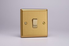 Varilight Classic Brushed Brass Full Range, Light Switches, Sockets & More