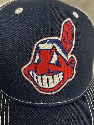 ⚾️CLEVELAND INDIANS CLASSIC CHIEF WAHOO TRUCKER HAT CAP ⚾️CLEVELAND INDIANS CLASSIC CHIEF WAHOO TRUCKER HAT CAP