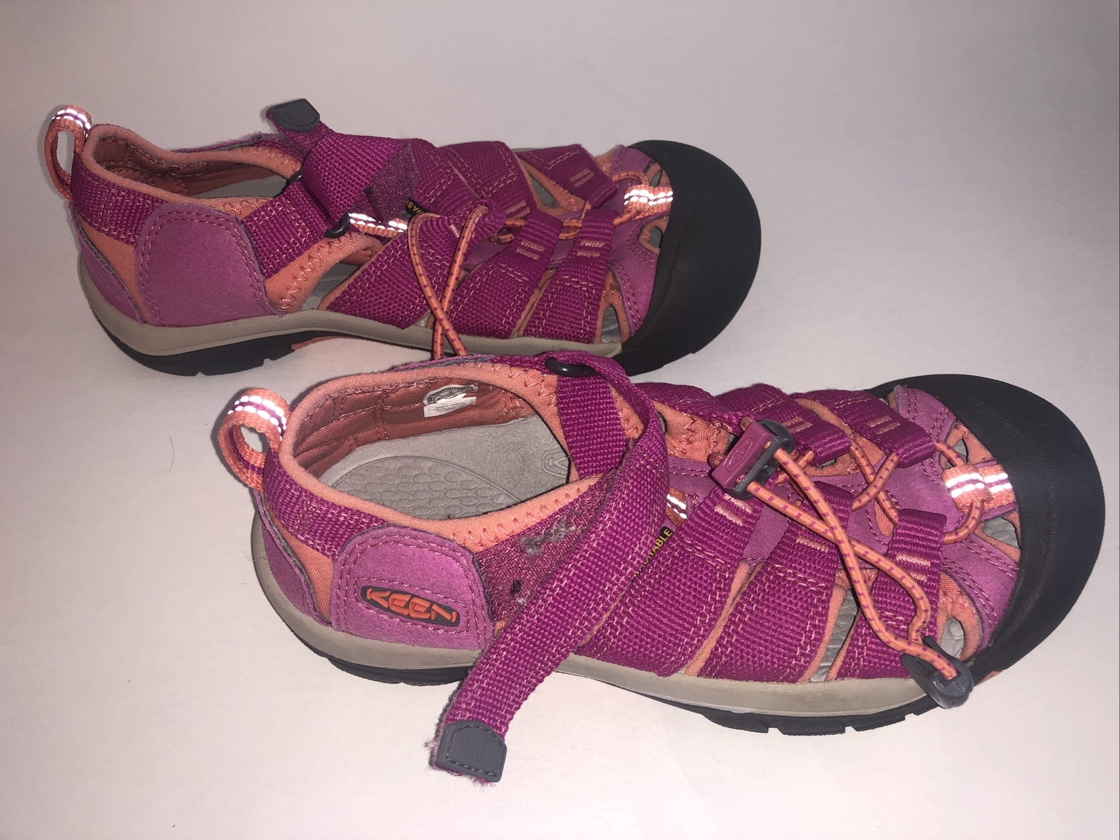 Scarpe sandali Keen taglia US 2 bambini sport trail escursionismo pescatore rosa acqua