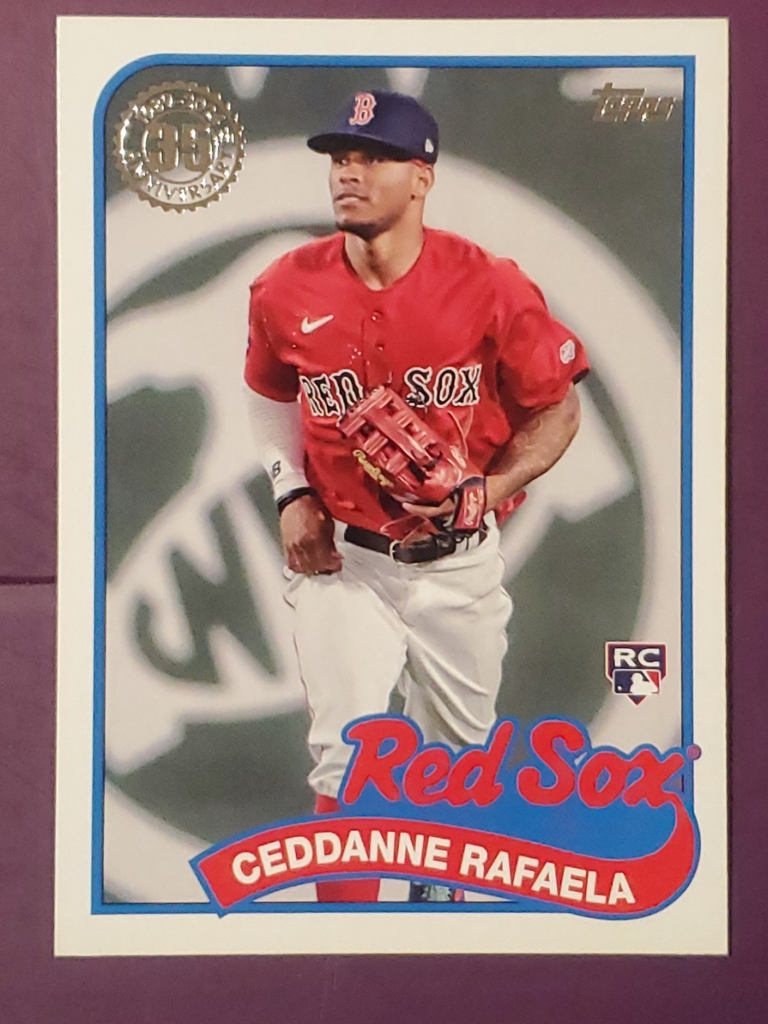 2024 Topps Series 1 - 1989 Topps Baseball Ceddanne Rafaela #89B-72 (RC)