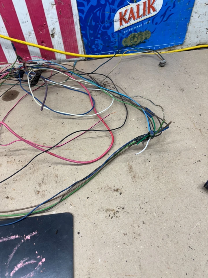 60S GM FARO Y MOTOR CABLEADO ARNÉS MAMPARO COLETAS CHEVELLE NOVA Foto 2 de 4