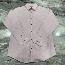 Van Heusen Men s Size Large 14-16 Long Sleeve Shirt 103