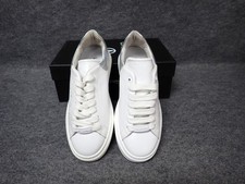NEW Valentino Fresia Italian Leather Sneaker White Pearl Women's Size 6.5 SS89 