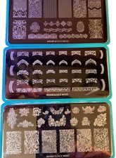 Maniology Nail Stamping Plates Flowers And La...