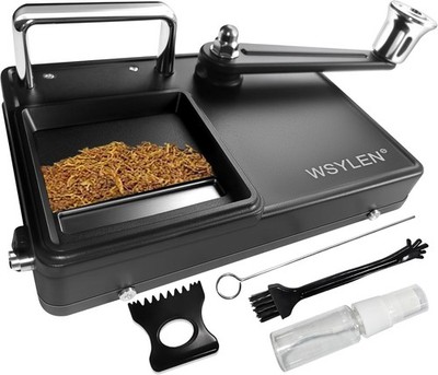 Electric Cigarette Rolling Machine, Portable Tobacco Injector Machine can Grind