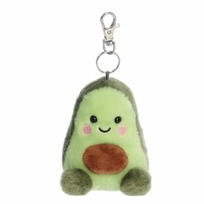 Aurora Palm Pals Airy Avocado Clip-On Plush Collectible Green 4"